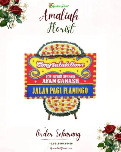 Bunga Papan Congratulation di Pananggapan